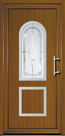 Dekorativni PVC panel za ulazna vrata - Futur - HBO-S-MED-PZM