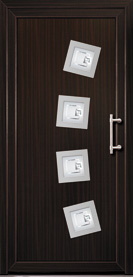 Dekorativni PVC panel za ulazna vrata - Futur - HSA-S-HVA-DPB-4