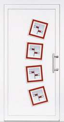 Dekorativni PVC panel za ulazna vrata - Moderna - CV-HUM-VFC-4